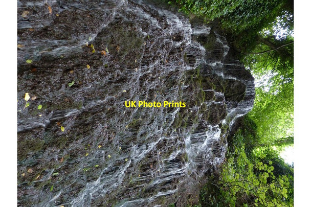 Photo 6"x4" Waterfall on the Starley Burn Burntisland c2019