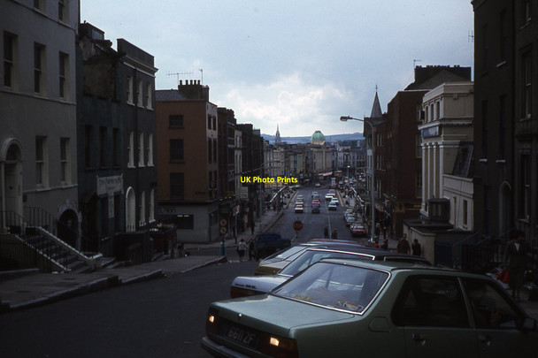 Photo 6"x4" View towards St Patrick's Bridge from St Patrick's Hill, Cork Cork c1980