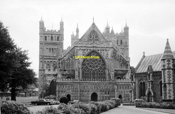Photo 6"x4" Exeter Cathedral west end 1963 Exeter c1963
