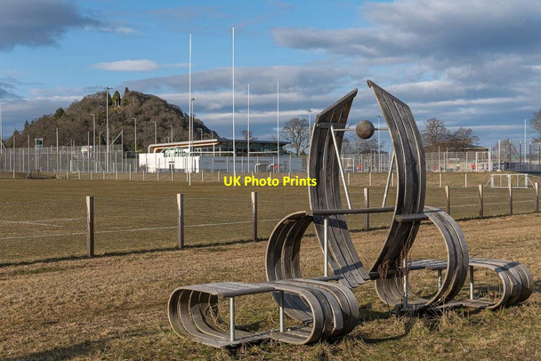 Photo 6"x4" Modern Sculpture - Canal Park Inverness c2020