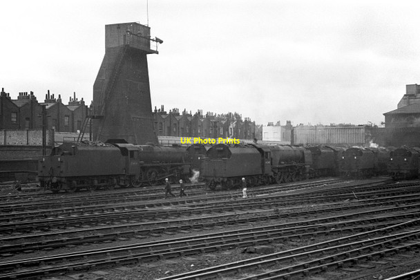Photo 6"x4" Camden locomotive shed, 1960 Camden Town c1960