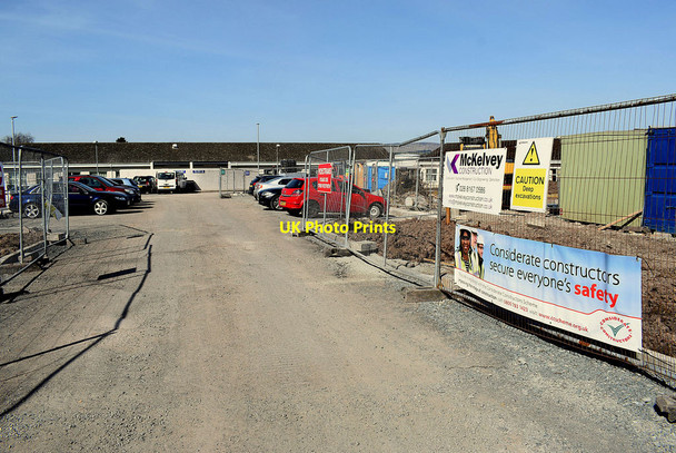 Photo 6"x4" Construction work, Cranny Omagh c2020