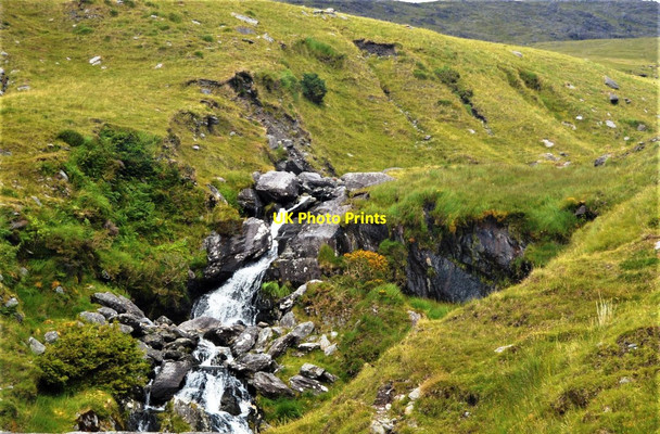 Photo 6"x4" Waterfall by the R574 Lauragh c2018