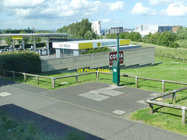 Photo 6"x4" Morrisons fuel and car wash, Waterfront Broadway, Granton  Granton c2019
