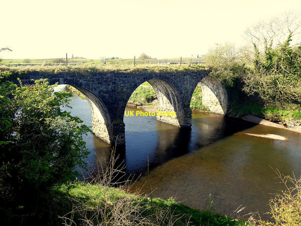 Photo 6"x4" Former railway bridge over the Camowen River Omagh c2020