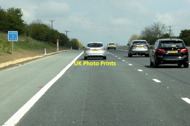Photo 6"x4" Northbound A1(M) near Aycliffe Village Brafferton\/NZ2921 c2019