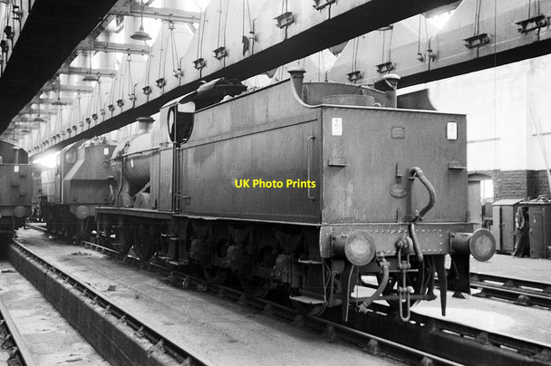 Photo 6"x4" Llandudno Junction locomotive shed, 1962 Conwy c1962
