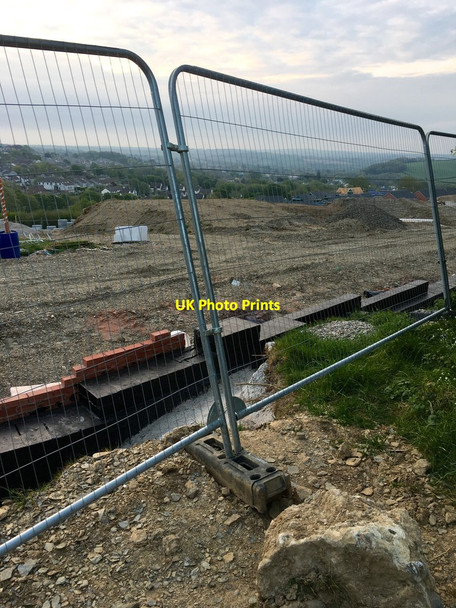 Photo 6"x4" Housing development ground work Ivybridge\/SX6356 c2020