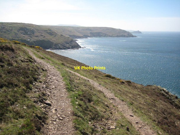 Photo 6"x4" Coast path above Mussel Point Tremedda c2010