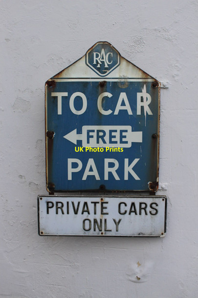 Photo 6"x4" RAC Sign Moffat c2016