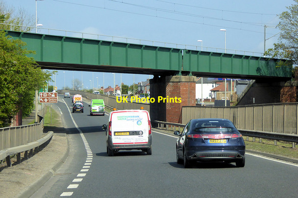 Photo 6"x4" Railway Bridge over Leam Lane Hebburn c2019