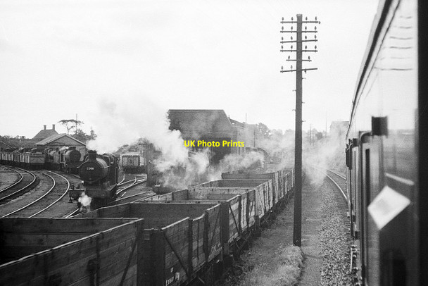 Photo 6"x4" Templecombe locomotive shed \u00e2\u0080\u0093 1962 Abbas Combe c1962