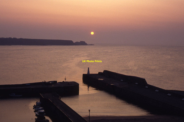 Photo 6"x4" Sunset at Cullen Harbour Cullen\/NJ5167 c1992
