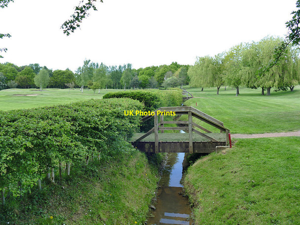 Photo 6"x4" Bridge over a stream on Garforth golf course Garforth c2020