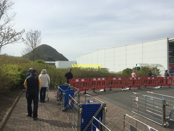 Photo 6"x4" Supermarket queue, North Berwick North Berwick c2020