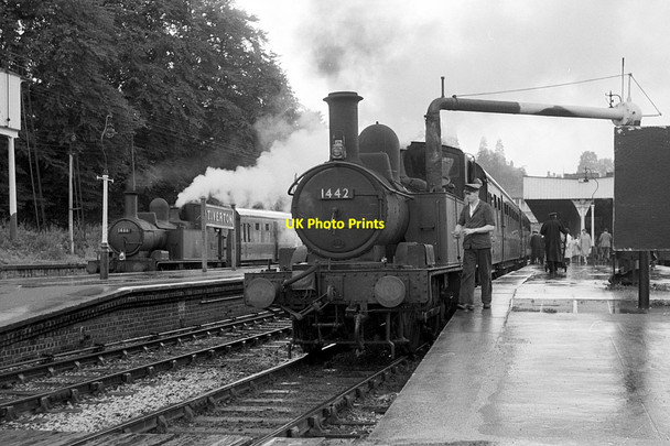 Photo 6"x4" Tiverton Station \u00e2\u0080\u0093 1963 Tiverton\/SS9512 c1963