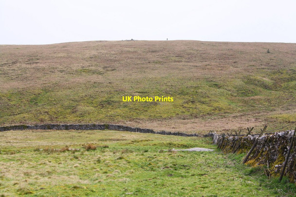 Photo 6"x4" View across Pennine Bridleway to Kirkby Fell Kirkby Malham c2019