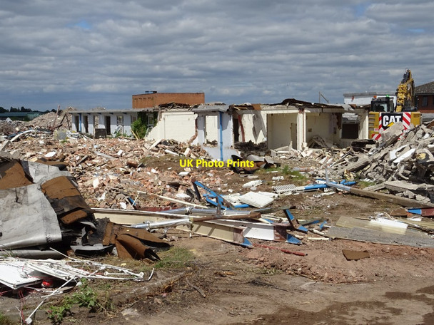 Photo 6"x4" Demolition work on former Qinetiq site - 12 May Great Malvern c2020 P2
