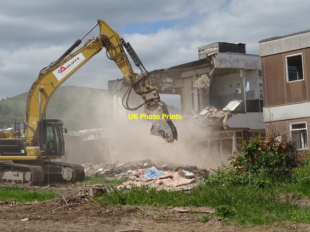 Photo 6"x4" Demolition work on former Qinetiq site - 12 May Great Malvern c2020 P4