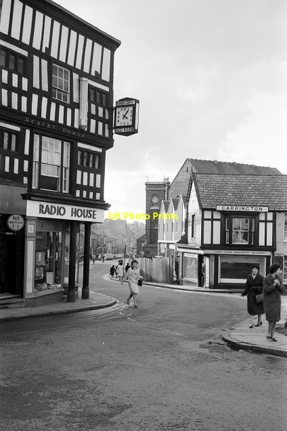 Photo 6"x4" High Street, Nantwich \u00e2\u0080\u0093 1963 Nantwich c1963