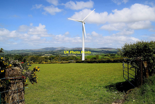 Photo 6"x4" Wind turbine, Dunbunrawer Gortin c2020