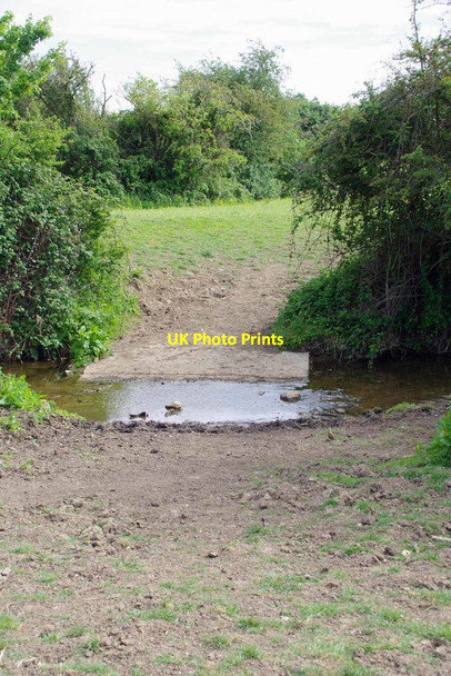 Photo 6"x4" Ford on Cripsey Brook Pedlars End c2020