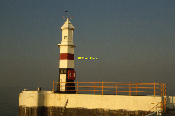 Photo 6"x4" Ramsey - Light beacon on South Pier Ramsey\/SC4594 c1999