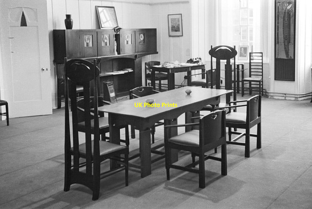Photo 6"x4" Board room in the Glasgow School of Art - 1964 Glasgow c1964