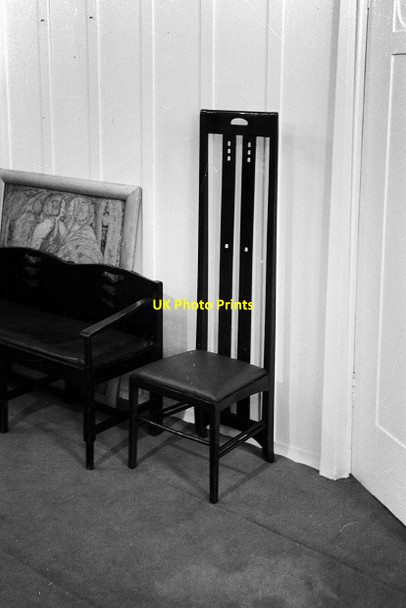 Photo 6"x4" Charles Rennie Mackintosh chair \u00e2\u0080\u0093 1964 Glasgow c1964