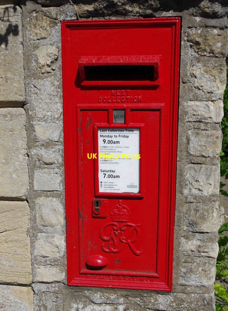 Photo 6"x4" Wall-mounted King George VI postbox, Manor Road, Brize Norton, Oxon Carterton\/SP2806 c2020