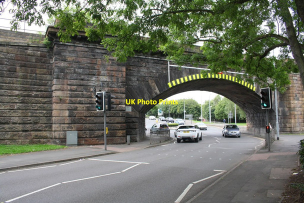 Photo 6"x4" Railway bridge over Glascote Road (B5000) Tamworth c2017