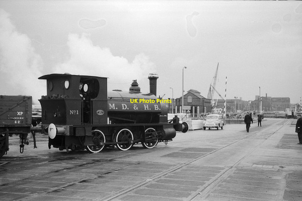 Photo 6"x4" Approaching the swing bridge at Brocklebank Dock Bootle\/SJ3394 c1965