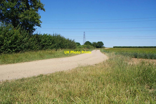 Photo 6"x4" Bridleway Near Moorfield Spring Walnuttree Green c2020