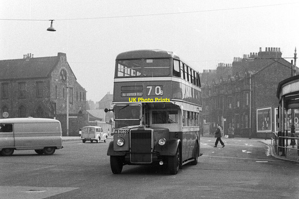 Photo 6"x4" Passing Birkenhead Central Station \u00e2\u0080\u0093 1965 Birkenhead\/SJ3088 c1965