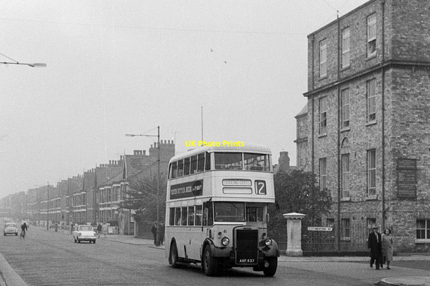 Photo 6"x4" Wallasey Corporation bus 41 on Park Road North, Birkenhead \u00e2\u0080\u0093 1967 Birkenhead\/SJ3088 c1965