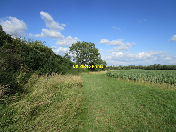 Photo 6"x4" Bridleway to Covington Hargrave\/TL0370 c2020