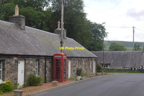 Photo 6"x4" Telephone box, Drumelzier Drumelzier\/NT1334 c2020