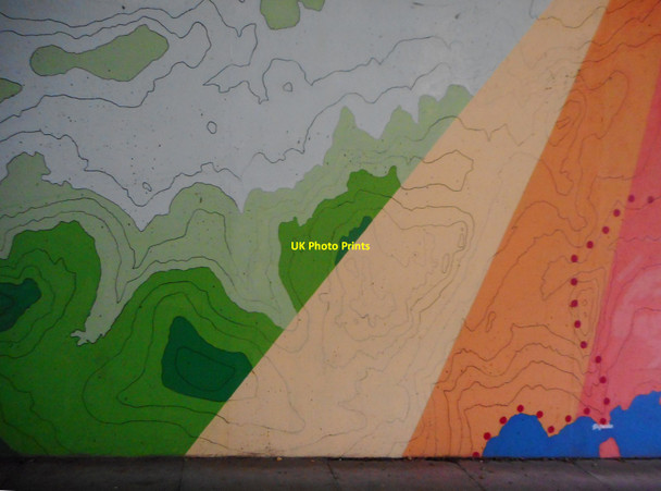 Photo 6"x4" New artwork at Gavin's Mill Underpass (5) Milngavie c2020