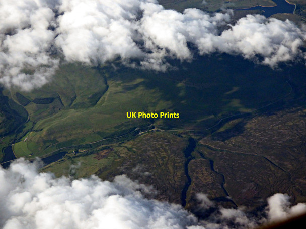Photo 6"x4" Woodhead from the air Crowden\/SK0799 c2020