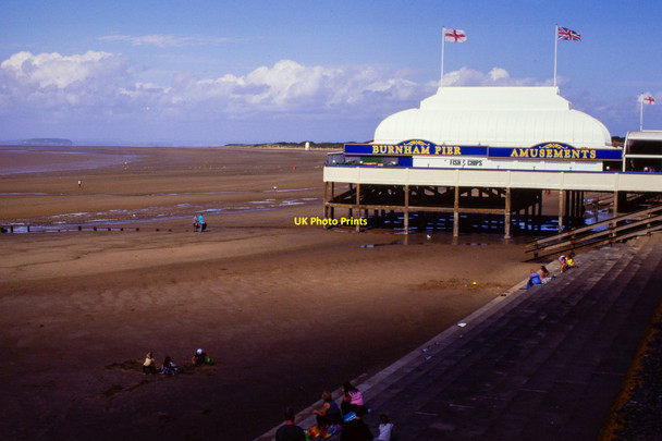 Photo 6"x4" Burnham-on-Sea Pier Burnham-on-Sea c2019