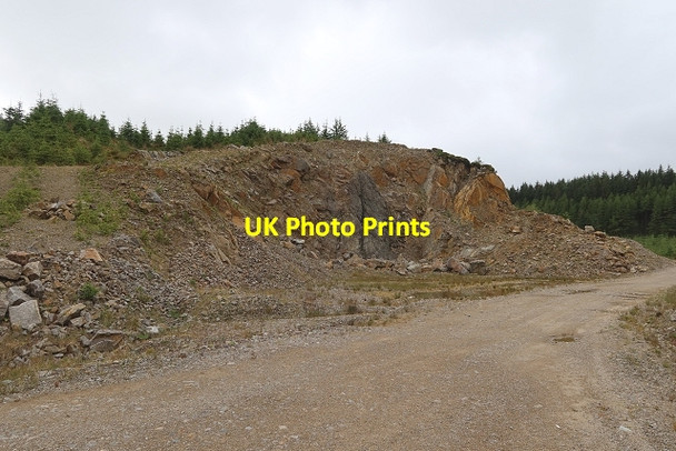 Photo 6"x4" Quarry in Eredine Forest Braevallich c2020
