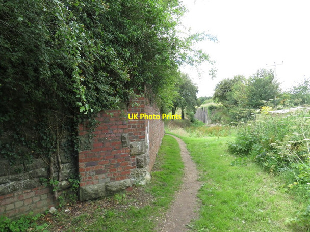 Photo 6"x4" Remains of a railway bridge, Siddington Cirencester c2020