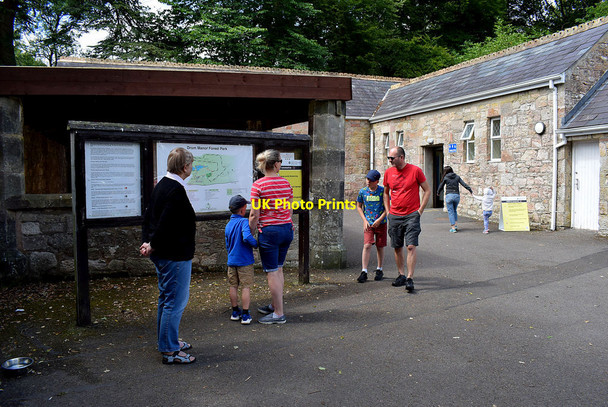 Photo 6"x4" Information board, Drum Manor Orritor c2020