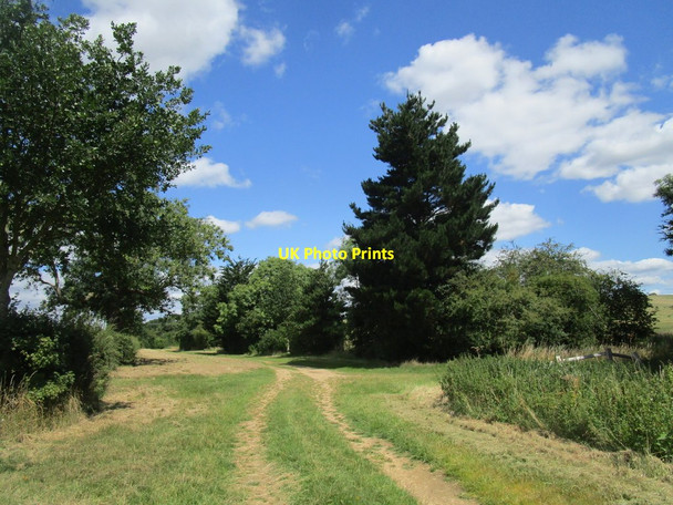 Photo 6"x4" Bridleway to Clopton Barnwell c2020