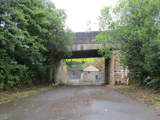 Photo 6"x4" Road bridge and the entrance to the first Woodhead Tunnel Dunford Bridge c2020
