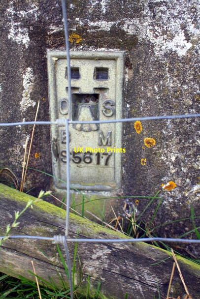 Photo 6"x4" Benchmark on Crina Bottom Farm trig point Clapham\/SD7469 c2017