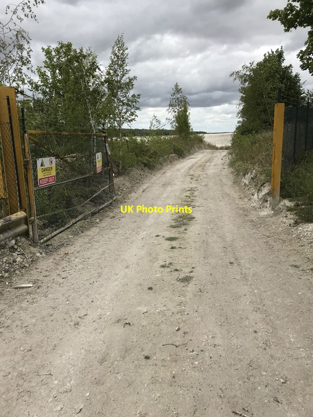 Photo 6"x4" Quarry access Odsey c2020