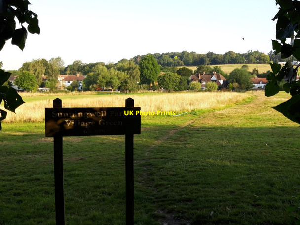 Photo 6"x4" Sunningwell Parish Village Green (est. 1999) Sunningwell c2020