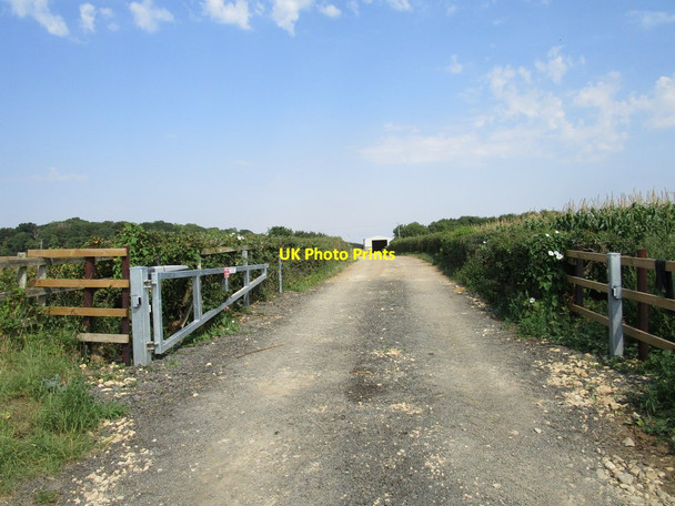 Photo 6"x4" Roadway to Manor Farm, Deene Deene c2020