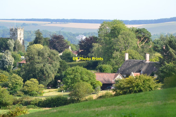 Photo 6"x4" Donhead St Mary from Britmore Lane Donhead St Mary c2020